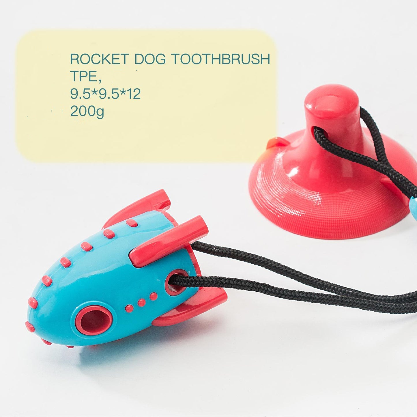 Rocket Dog Toys Leaking Food Dog Bite Toys