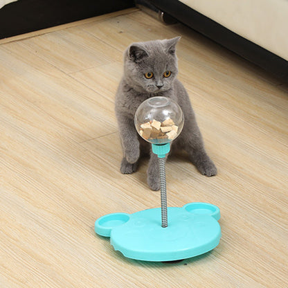 Pet Feeder Cat Toy Pets Leaking Food