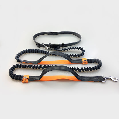 Amazon direct pet supplies multi-function running reflective pull dog leash double