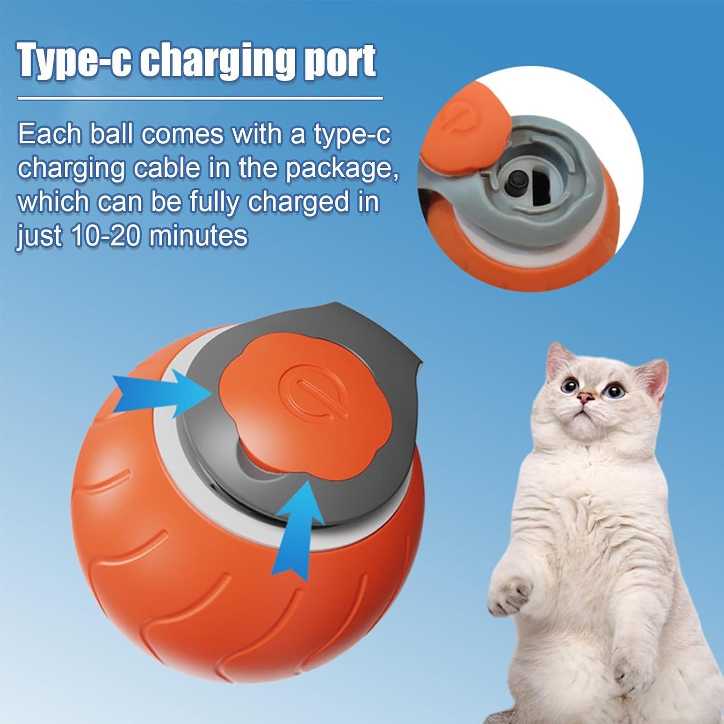 Speedy Tail Cat Toy,Interactive Cat Toy For Indoor Cats