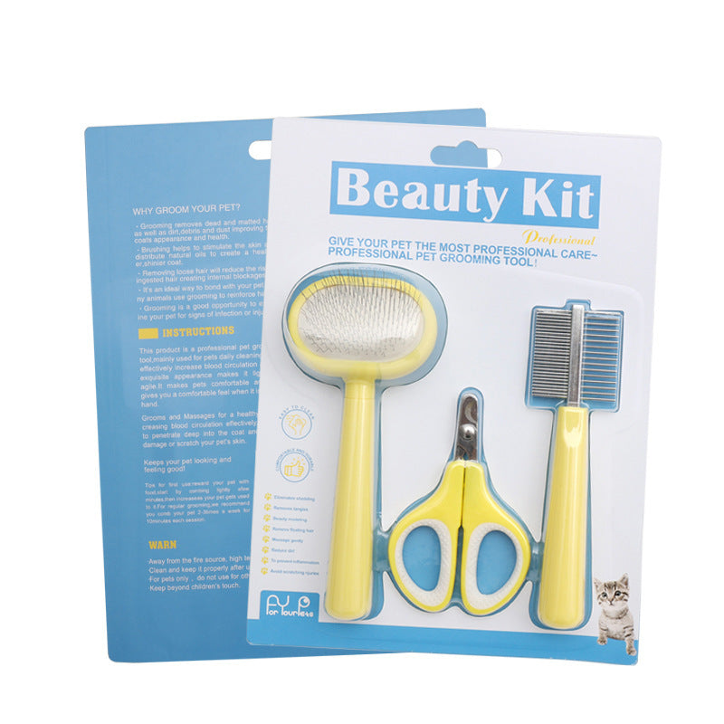 Needle Comb Brushed Fluffy Nail Scissors Comb Cat
