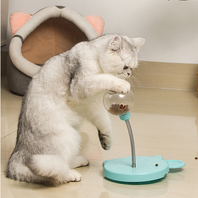 Pet Feeder Cat Toy Pets Leaking Food