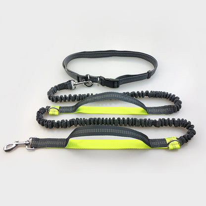 Amazon direct pet supplies multi-function running reflective pull dog leash double
