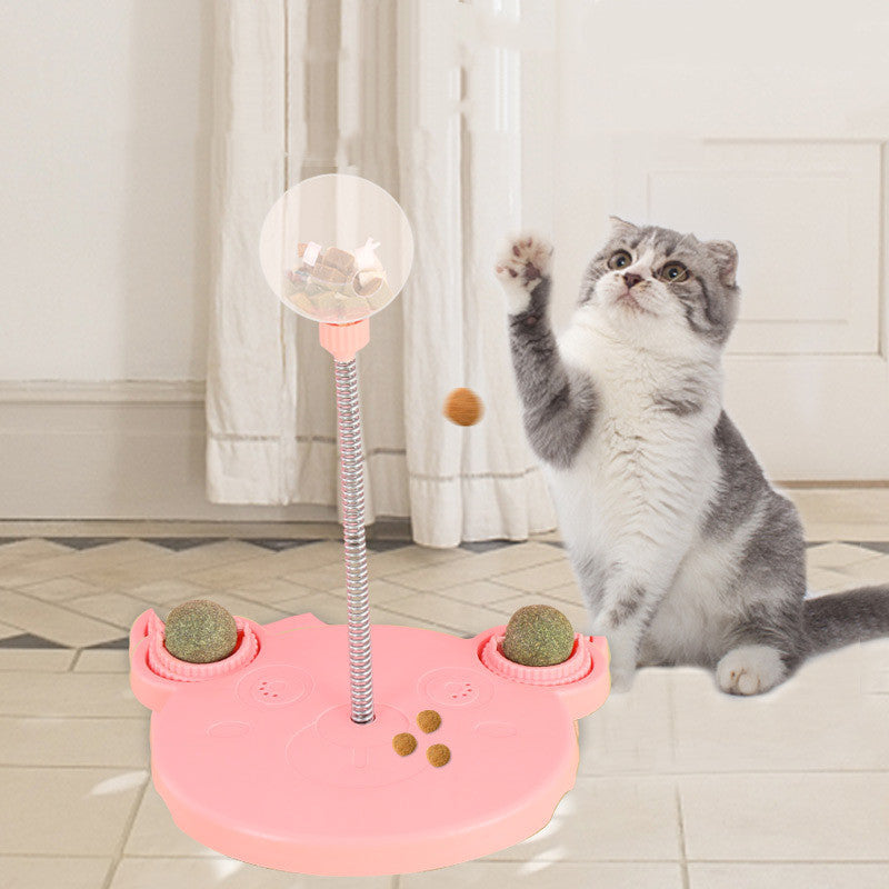 Pet Feeder Cat Toy Pets Leaking Food