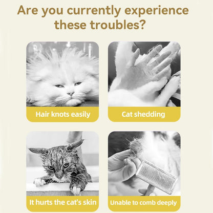 Cat Steam Brush Cat Hair Brush 3 In 1 Cat Steamy Brush Cleanser