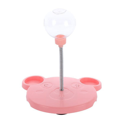 Pet Feeder Cat Toy Pets Leaking Food